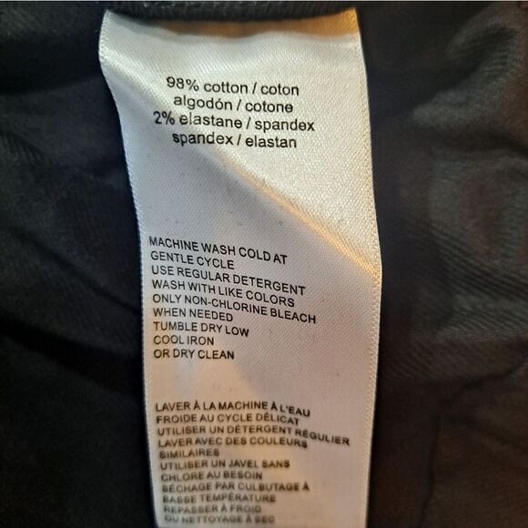 H Halston Button Front Long Sleeve Elastic Waist Jacket Cinched Cuffs XX… - Picture 5 of 7